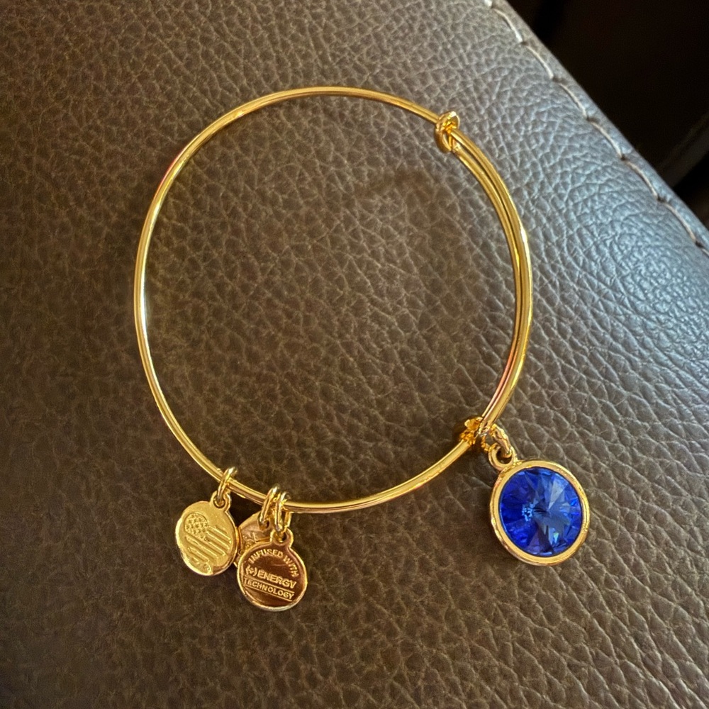 Alex and Ani birthstone bangle bracelet